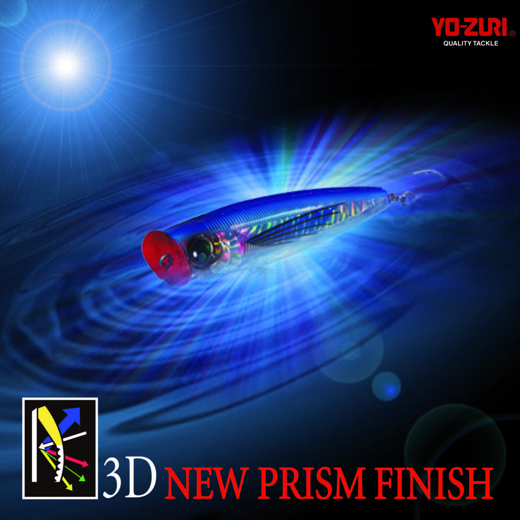 La technologie Prism Finish du 3D Popper Yo-Zuri