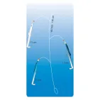 RIG: 3 Sand eels, 11 cm