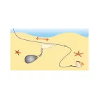 PLASTI-BOOM SLIDERS (2-pack) - 70 mm - CLEAR - (2-pack)