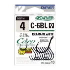 C-6BL ISEAMA BARBLESS BLACK CHROME