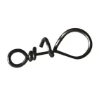 COIL SNAP - BLACK NICKEL - 10-pack