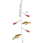 FLUORESCENT RIG - 3 HOOKS