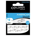 AGRAFE AMERICAN SNAP x10