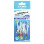 LUMI-PLUMES SEA FEATHERS - 5 HOOKS SIZE 2/0