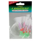 SET OF 5 MACKEREL LINES - 5 HOOKS SIZE 1/0