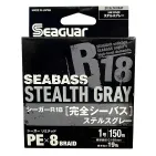 PE X8 R-18 Seabass Stealth Gray - 150 m