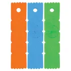PLIOIR RECTANGULAIRE EN MOUSSE - Ø 195 X 45 X 10 mm - Coloris assortis