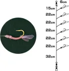 Pink Shrimp Skin - Sabiki Fish Catchers