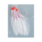 SEA BASS FEATHER RIG - 5 HOOKS, SIZE 2/0