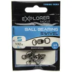 BALL BEARING SWIVEL - BLACK NICKEL
