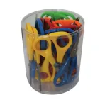 12 CM STAINLESS STEEL SERRATED HAIR-CUTTING SCISSORS