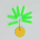 PERLE FLOTTANTE CYLINDRIQUE Ø 4 mm - x8