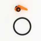 CLIP LEURRE + ELASTIQUE SILICONE - x2