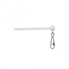 STRAIGHT SLIDERS - 50 x 3 mm - CLEAR - 3-pack