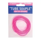NEON PINK SILICONE TUBE - 2 m - Ø 0.9 mm