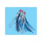 PLUMES DE MER FILAMENTS - 5 HAMEÇONS N° 2/0