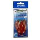 PLUMES DE MER FILAMENTS - 5 HAMEÇONS N° 2/0
