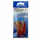 PLUMES DE MER FILAMENTS - 5 HAMEÇONS N° 2/0