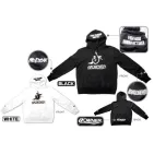 HOODY BE STRONG BLANC