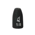 Tungsten Worm Weight Black