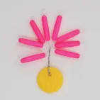 CYLINDRICAL FLOATING BEAD, 4 mm diameter - 8 pcs.