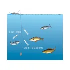 FLASHING RIG - 3 HOOKS