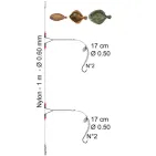 BAS DE LIGNE MULTI PERLES