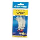 CLASSIC SEA FEATHERS - 3 HOOKS SIZE 1/0