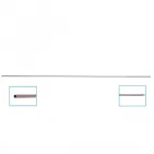 STAINLESS STEEL BEVELED BAIT NEEDLE - Tube of 2