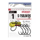 S-75BLM - Single Barbless Hook for Lures