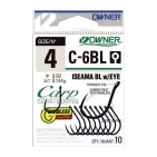 C-6BL ISEAMA BARBLESS BLACK CHROME