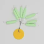 CYLINDRICAL FLOATING BEAD, 4 mm diameter - 8 pcs.