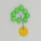 PERLE FLOTTANTE RONDE - x8