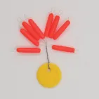 CYLINDRICAL FLOATING BEAD, 4 mm diameter - 8 pcs.