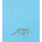 SMALL LARVAE RIG - 6 HOOKS