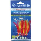 PLUMES DE MER PRO MAQUEREAUX - 7 HAMEÇONS N° 3/0