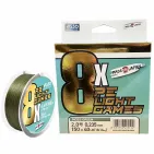 Braid LIGHT GAMES 8X PE - 150 m - GREEN