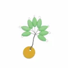PERLE FLOTTANTE OVALE Ø 5 MM