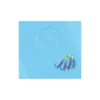 BAS DE LIGNE FLUOLINE - 4 HAMECONS