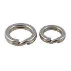 STAINLESS STEEL FORGED RINGS - 10 pcs.