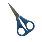 12 CM STAINLESS STEEL SERRATED HAIR-CUTTING SCISSORS