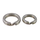 STAINLESS STEEL FORGED RINGS - 10 pcs.