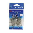 EASY STAINLESS STEEL LONGLINE SNAP - 20-pack
