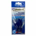 PLUMES DE MER FILAMENTS - 5 HAMEÇONS N° 2/0