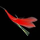 PLUMES DE MER FILAMENTS - 3 HAMEÇONS N° 1/0