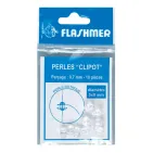 PERLE CLIPOT - TRANSPARENTE - x10