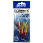 PLUMES DE MER FILAMENTS - 3 HAMEÇONS N° 1/0