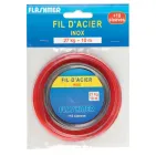 FIL D'ACIER TRESSÉ 7 BRINS GAINÉ - 10 m