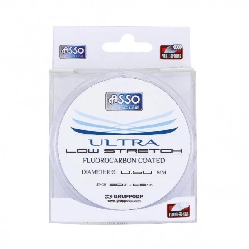NYLON ULTRA LOW STRETCH - 50 m - GRIS CLAIR