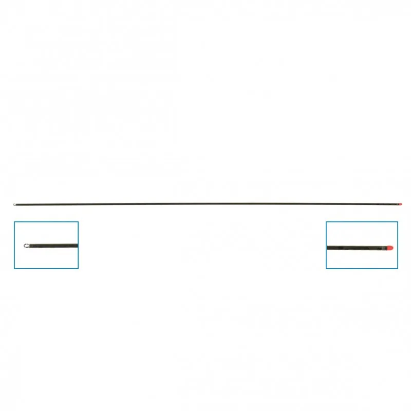 DELICATE Bait needle - STAINLESS STEEL - LOOP + PLASTIC TIP - BULK PACK OF 50